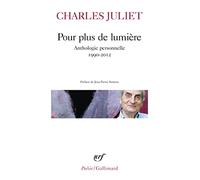 Pour plus de lumière: Anthologie personnelle (1990-2012)