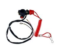 Pour Pocket Dirt Bike ATV Moteur Interrupteur D'arrêt D'urgence Fermé Bouton Poussoir De Sécurité Moteur Hors-bord Cordon D'attache Interrupteur Momentané Lames LED Couteau-Old School Automatique