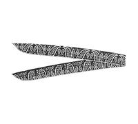 Pour polyvalence, pour une écharpe à glace, refroidissement rapide, pour les activités de plein air (Feuilles noires)