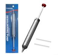 pour Pompe à Dessouder Manuelle Métal 22cm Usage Main Unique | Usage main unique, pour piston accessible pouce, léger compact, pour idéal réparation rapide, gain de temps