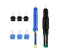 pour Pompe à Dessouder Manuelle Puissante 35cmHg Double Joint | Force aspiration 35cmHg, mÃ©canisme pour vide puissant, retrait soudure pour efficace, pour idÃ©al circuits imprimÃ©s