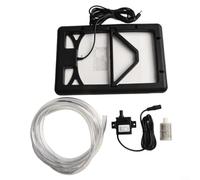 pour Pompe À Oxygène Aquarium 240L/H ABS pour Pompe À Oxygène | Énergie gratuite, pour zéro câblage, fonctionnement silencieux <60dB, pour idéal pour jardins et enfants