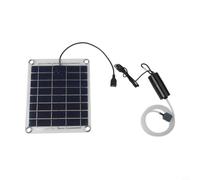 pour Pompe Air Portable Silicium Monocristallin 20W USB pour | Silicium monocristallin haute efficacité, conversion rapide, pour idéal plein air, électricité secteur