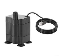 pour Pompe d'Aquarium avec Ventouse Silicone Noire pour Pompe | Cœur acier , résistant chaleur pression, silencieux, idéal aquarium fontaine