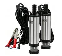 pour Pompe Immergée 12V/24V pour Carburant Eau pour Pompe Immergée(2 * 12V silver)