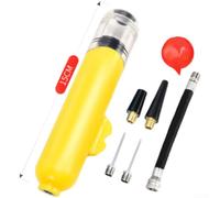 pour Pompe Manuelle Plastique Haute Pression pour Football pour | Matériau plastique résistant, structure haute pression, effort minimal, aucun risque de fuite(Yellow)