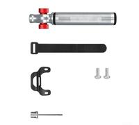 pour Pompe Manuelle Vélo Compacte Alliage Aluminium 57g pour | Haute pression 130 PSI, gonflage pour rapide pneus vélo, airflow optimisé, pour efficace montagne route