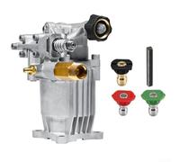 pour Pompe Nettoyeur Haute Pression 3/4" Horizontale 2400-2750 PSI 2.2-2.4 GPM Aluminium Double Joint pour Moteur 212cc pour karcher pour honda
