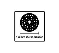 Mirka Plateau de ponçage Net 150 mm 5/16" auto-agrippant 48 trous Taille M 8292605011