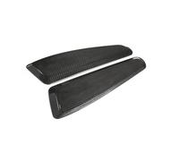 Pour Porsche 718/911 2013-2021 Panneau Latéral De Siège En Fibre De Carbone Véritable Autocollant De Protection Pour Poignée De Siège YIJIAVSX(Carbon Fiber Black)