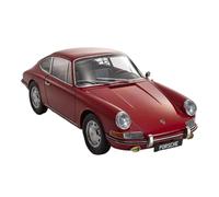 pour Porsche 911 1964 1:18 Alliage Moulé sous Pression Modèle De Voiture Collection Hobby Décorations Statiques Souvenirs(Red)