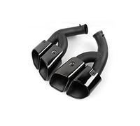 Pour Porsche 958 Pour Cayenne GTS 2015 2016 2017 Tuyau D'échappement Voiture Embout Silencieux D'échappement Tuyau Embouts D'échappement Style Voiture(4)