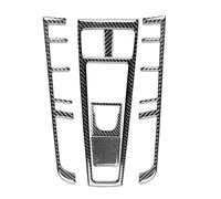 Pour Porsche Pour Macan 2014-2021 Habillage Du Levier De Vitesses Central Autocollant Décoratif Pour L'intérieur Fibre Carbone Panneaux De Garniture Automobile