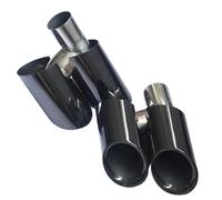 Pour Porsche Pour Panamera 970 2010 2011-2015 2016 Systèmes D'échappement Voiture Embout De Silencieux Tuyau D'échappement Diffuseur Accessoires(Black,2010-2013)