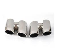 Pour Porsche Pour Panamera 970 2010 2011-2015 2016 Systèmes D'échappement Voiture Embout De Silencieux Tuyau D'échappement Diffuseur Accessoires(Argent,2014-2016)