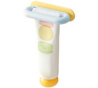 pour porte Brosse à Dents Électrique Mural - Rangement Salle de Bain Gain de Place avec Tiroir Cosmétique et Crochets Adhésifs Robustes - Design Drainage Inversé 6 Brosses(Blue Yellow)