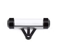 pour porte papier d'assurance moto Vignette Tube Support de Vignette Moto Cylindrique Transparent de Bobine de taxe générale de sécurité de Moto Cadre avec Support étanche Détenteur de Taxe Moto Tube