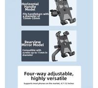 pour porte pour téléphone pour vtt Stable Terrains Accidentés | Anti-vibrations, terrains bosselés, navigation GPS sûre, guidon 22-40mm, plastique durable(A)