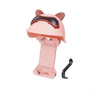 pour porte Smartphone pour vtt Silicone Anti-Vibration pour | Libération pour rapide pour 1s, compatibilité 4.7-7.1", silicone antidérapant, installation outil, usage (Pink Mirror)