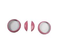 pour pour 451 Fortwo Voiture Rose Décoratif Ensemble Couverture Autocollants Volant Engrenage Housse Coque Deux Portes
