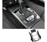 Pour Pour A6 Pour C7 2012 2013 2014 2015 2016 2017 2018 Console Cadre Vitesse Bandes Garniture Décoratives Intérieurs Autocollants Style Voiture Décoration Intérieure Console Centrale(Carbon fiber bla