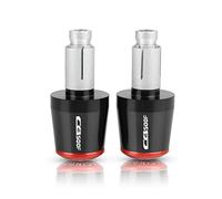 Pour Pour CB 500F CB 500 F Moto 7/8 "22 MM Guidon Poignées Poignée Barre Embout Bouchon CB500F 2017-2022 2021 2020 2018(Red)