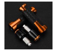 Pour Pour CB650F 2014-2016 7/8'' Poignées De Moto Caps/Poignées De Guidon CNC 22MM Universal Street Racing Moto Racing Grips Pièces(Orange)