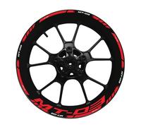 Pour Pour Mt03 Pour MT 03 Pour Mt-03 Ensemble Décoration Décalcomanie Moyeu 17 Pouces Autocollant Jante Cadre Roue Réfléchissant Et Étanche(15)