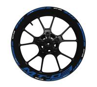 Pour Pour Mt03 Pour MT 03 Pour Mt-03 Ensemble Décoration Décalcomanie Moyeu 17 Pouces Autocollant Jante Cadre Roue Réfléchissant Et Étanche(7)