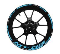 Pour Pour Mt03 Pour MT 03 Pour Mt-03 Ensemble Décoration Décalcomanie Moyeu 17 Pouces Autocollant Jante Cadre Roue Réfléchissant Et Étanche(5)