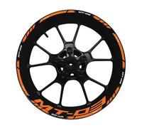 Pour Pour Mt03 Pour MT 03 Pour Mt-03 Ensemble Décoration Décalcomanie Moyeu 17 Pouces Autocollant Jante Cadre Roue Réfléchissant Et Étanche(8)