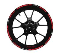 Pour Pour Mt03 Pour MT 03 Pour Mt-03 Ensemble Décoration Décalcomanie Moyeu 17 Pouces Autocollant Jante Cadre Roue Réfléchissant Et Étanche(22)