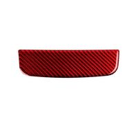 Pour Pour Mustang GT 2015-2021 Style Fiber Carbone Intérieur Voiture Boîte Rangement Revêtement D'habillage Garniture Autocollant Décalcomanie Décoration Interior Garniture Cadre(Red carbon fiber)