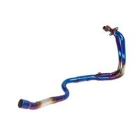 Pour Pour Ninja 250 300 Z250 Z300 2008-2017 Slip On Moto Échappement 51mm Tuyau De Liaison Avant(Blue)