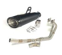 Pour Pour Ninja 400 Pour Ninja250 2019-2021 Système D'échappement Complet, Coude D'échappement Avant En Acier Inoxydable