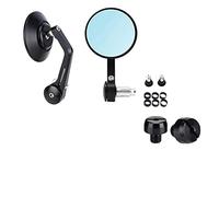 pour pour Ninja 400 Z900 Z1000 Er6f Moto Guidon Fin Miirror Universel Arrière Vue Latérale Rétroviseurs CNC 13mm-18mm
