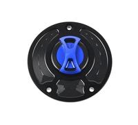 Pour Pour Ninja ZX-6R 636 ZX636R 2007-2018 2014 2015 2016 ZX6R ZX 6R Couvercle Bouchon Réservoir Carburant Moto Sans Clé(Bleu)