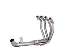 Pour Pour Ninja ZX4R ZX4RR 2022 2023 Tuyau Intermédiaire Avant Modifié Silencieux En Fibre Carbone Système D'échappement Complet Pour Moto(TYPE-D)