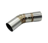 Pour Pour Ninja ZX6R ZX-6R 636 2009-2021 Échappement Moto Modifiy Bottom Muffler 51mm Middle Link Pipe Slip On