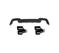 pour pour Nouvelle Série 3 G20 325i 325LI pour M-Sport 2019-2020 Diffuseur Pare-Chocs Arrière Et Embout De Silencieux Tuyau D'échappement GFVFGNLNNA(Gloss Black)