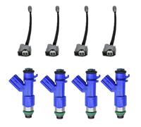 Pour Pour RSX 2.0L 2002 2003 2004 2005 2006 Injecteur De Carburant Avec Bouchons 4 Pièces 16450-RWC-A01 16450RWCA01 Ensemble Injecteur