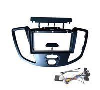 pour pour Transit 2015-2018 Autoradio Android Lecteur MP5 Stéréo Boîtier Cadre 2 Din Unité Principale Facia Tableau Bord Couverture Cadre de façade Radio(Câble de Cadre Canbus)