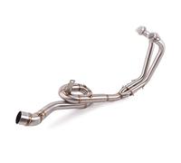 Pour Pour YZF R3 R25 MT-03 Moto Échappement Échappement Modifié Systèmes Complets Avant Moyen Lien Tuyau Silencieux Sans Lacet(3)