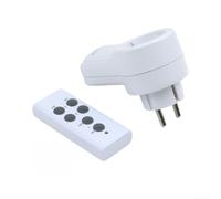 pour prise Connectée 230V Mode Absence Sécurité Maison pour(1 Socket) | Compatible pour alexa, Google Home, pour siri; commande vocale mains libres; aucun hub requis; application gratuite
