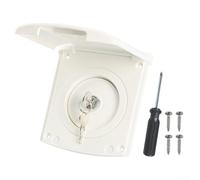 pour prise d'eau pour camping-car 39mm Magnétique Étanche pour | double protection, aimant puissant, serrure à , empêche l'ouverture en roulant