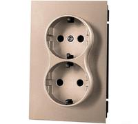 pour prise Murale pour schuko 16A Avec Ports USB Charge Rapide(U) | Bronze phosphoré haute conductivité, corps en PC et fer, finition or, pour durable longue durée