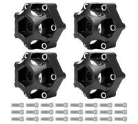 pour Pro-Line pour Racing pour PRO633701 pour PL28 pour MX28 1/10 Voiture Rc 4 Pièces en Aluminium 6x30 À 12mm Adaptateur Hexagonal Mise Niveau Remplacement PièCes Rc