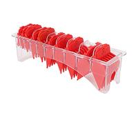Pour professionnel, pour Hair Clipper, 10pcs Red Hair Trimmer Guides Guides avec boîte de rangement