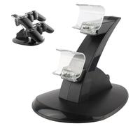 Pour PS4 Playstation 4 noir 2 x station de recharge USB Dock Stand / Controller de charge