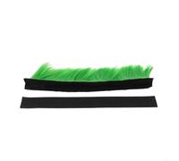 pour punk Motorcycle Helmet pour wig Red Cockscomb Decor pour(green)